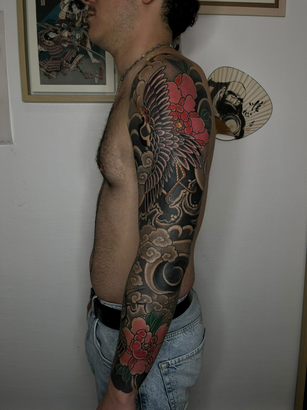Projet Irezumi réalisé par Gaku chez Essentiel Tattoo Nancy